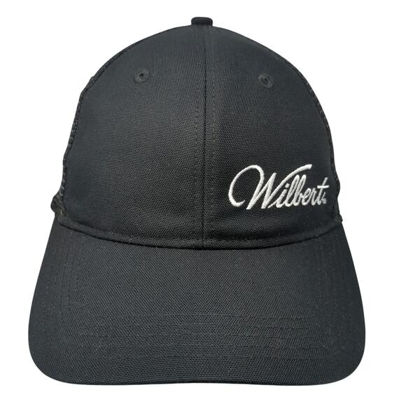 Wilbert Snapback Trucker Hat Black One Size Adjustable Embroidered Carhartt - Picture 1 of 9
